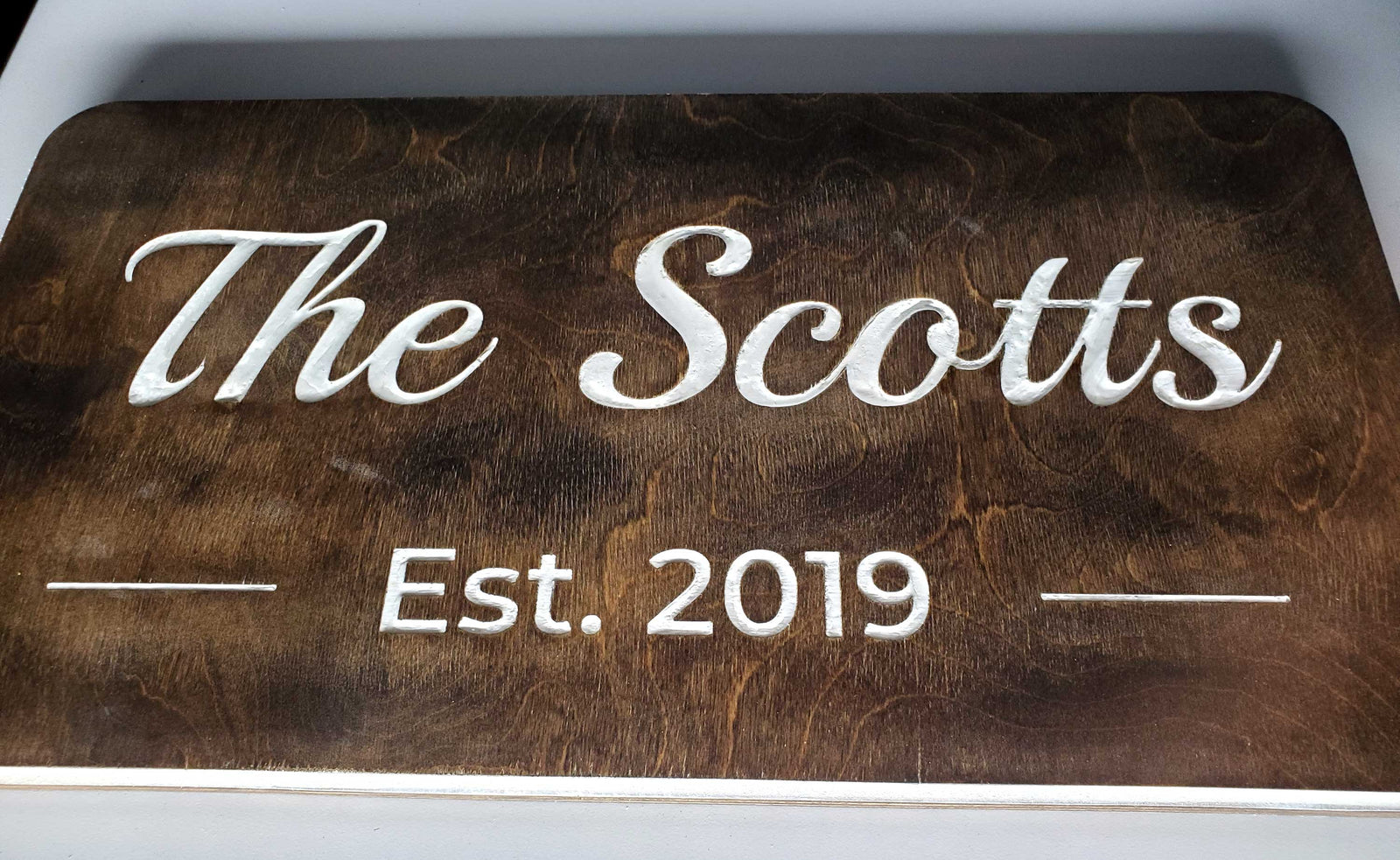 Custom Wooden Name Sign